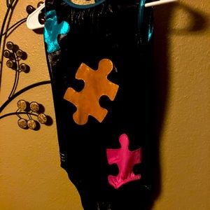 Size Medium almost brand new gymnastics leotard or whatever you call it.